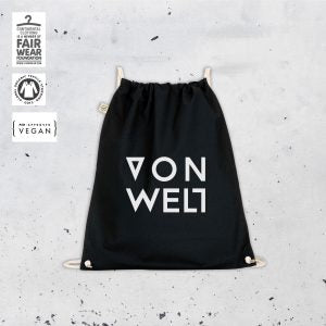 VON WELT Turnbeutel "VON WELT"