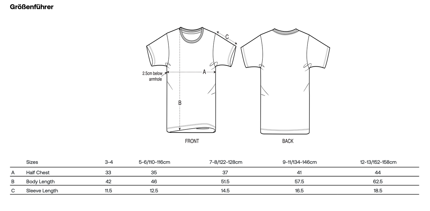 VON WELT Shirt "V klein" unisex