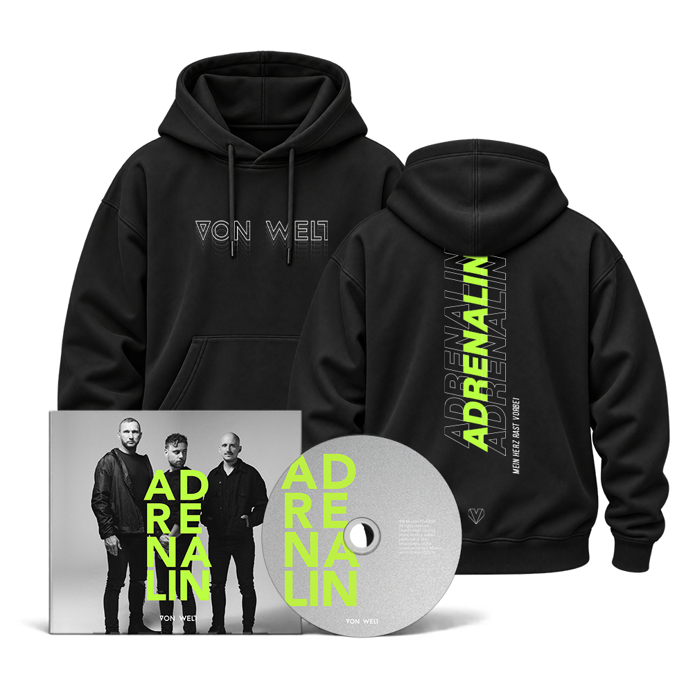 "Adrenalin" CD + Hoodie Bundle