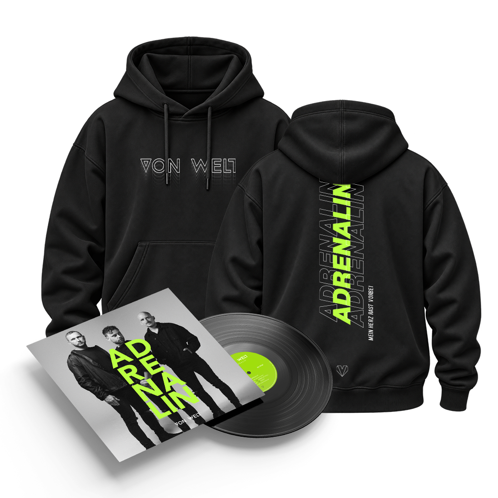 "Adrenalin" LP + Hoodie Bundle